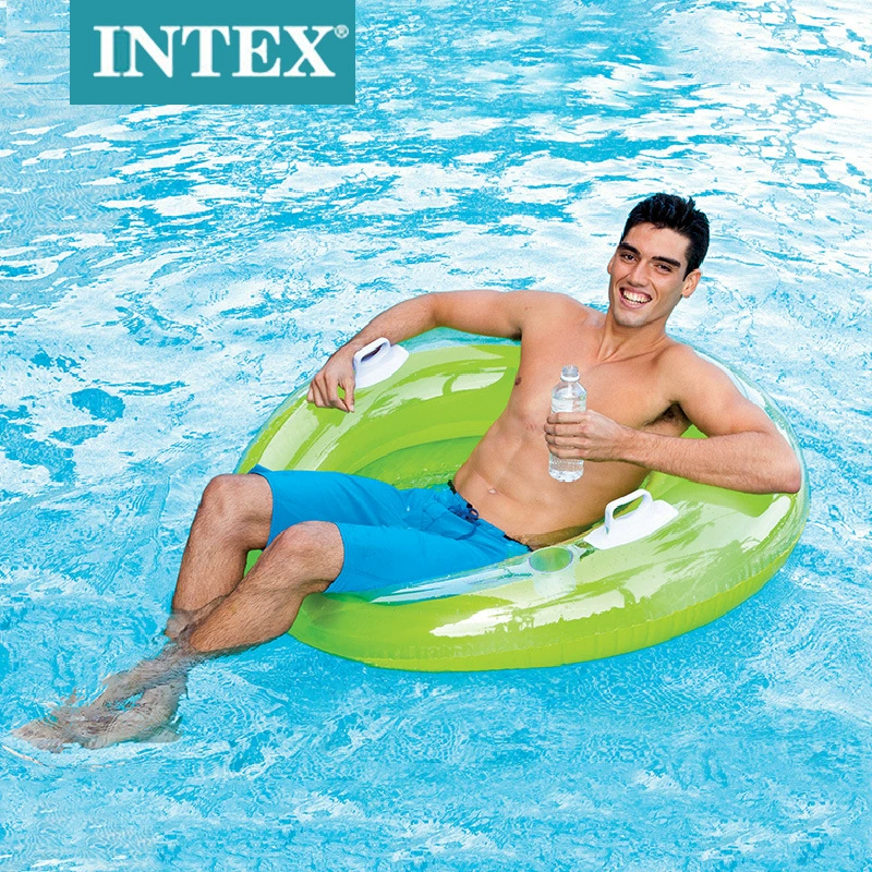 Надувное кресло INTEX для воды, для взрослых, плавательный круг
