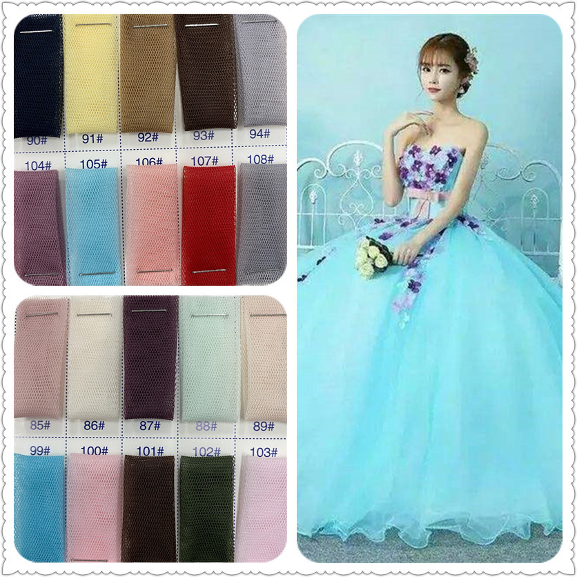 现货 涤纶闪光美国网布 中硬手感  婚纱网蓬蓬裙童装网纱面料