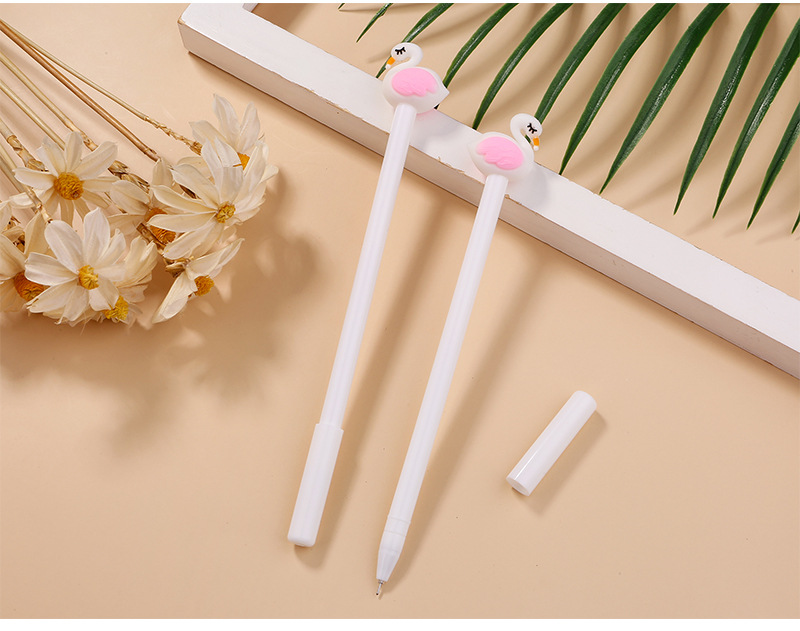 Cute Cartoon Flamingo Gel Pen Creative Stationery display picture 2