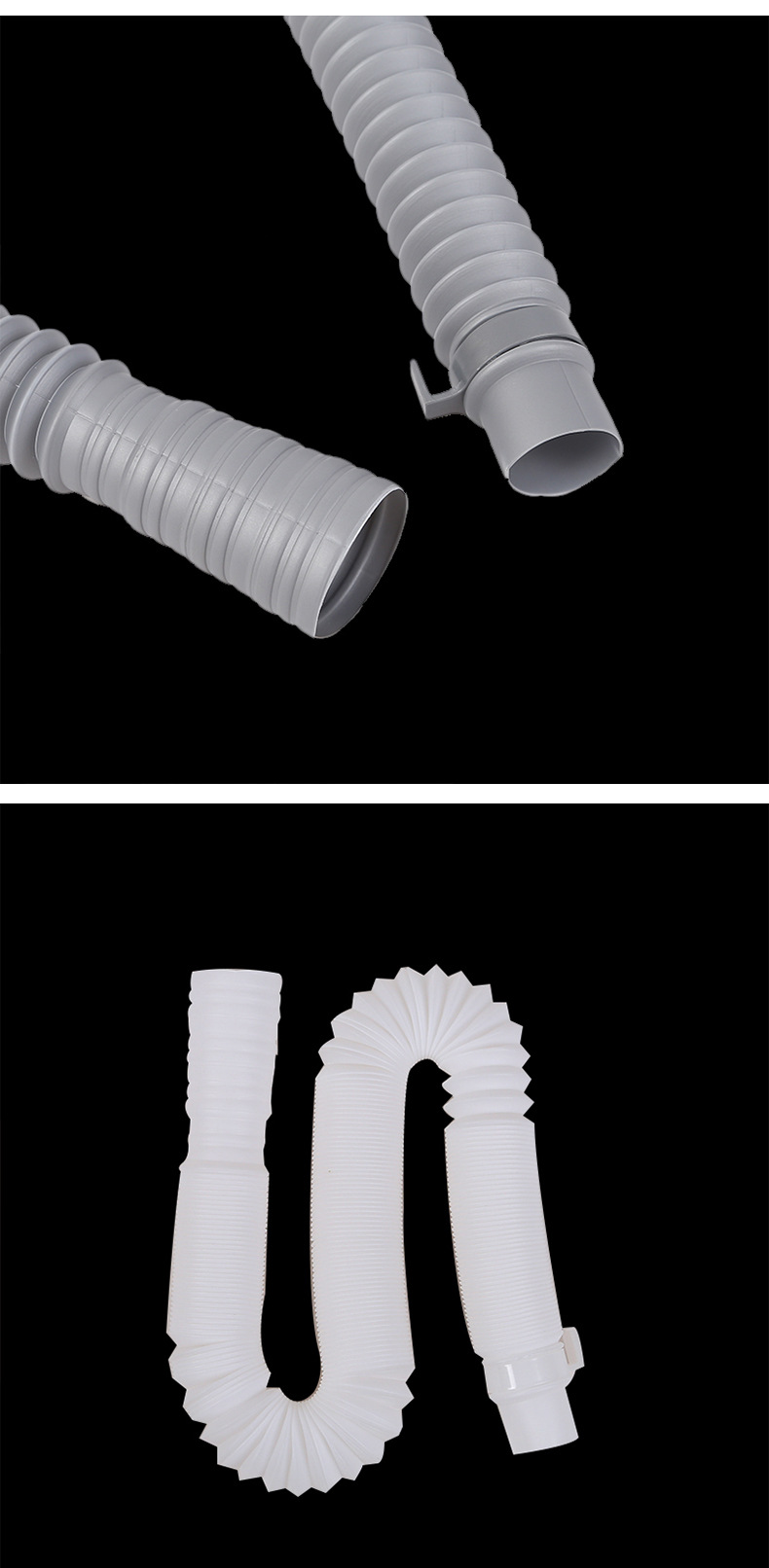 New material outlet pipe, washing machine drain pipe, sewer pipe, vegetable basin, sink, extended downspout, telescopic drain pipe detail image 10