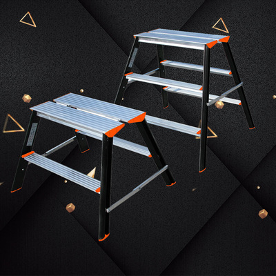 Giant series aluminium alloy major Step Stools Multi-function folding ladder Bilateral Tool ladder Manufactor Direct selling