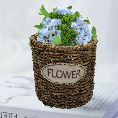 Плетеный соломенный держатель для ручек, DIY