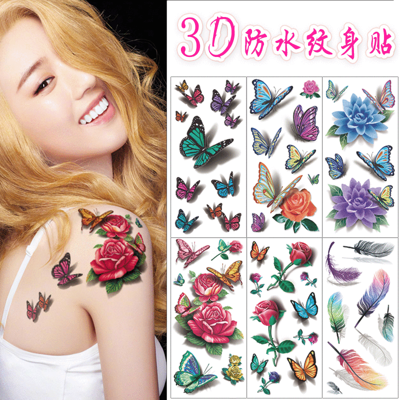 Wholesale 3D Waterproof Tattoo Sticker T...