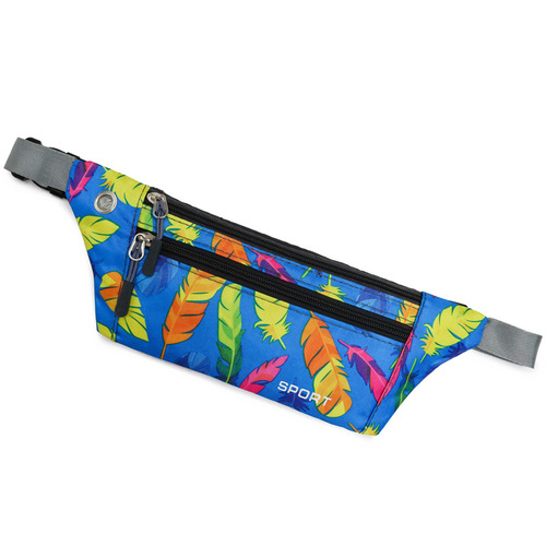 Small bag, close-fitting sports waist bag, men's and women's running fitness mobile phone waist bag, nylon simple blade bag, cross-border wholesale