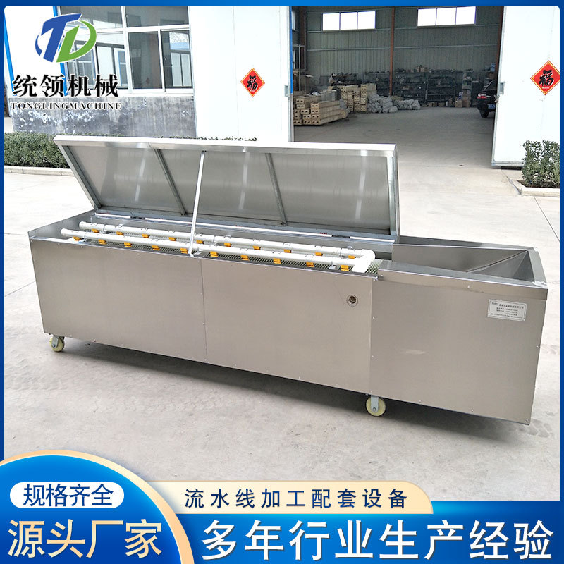 莴苣去皮清洗机设备 生姜毛辊清洗机  全自动毛辊清洗机