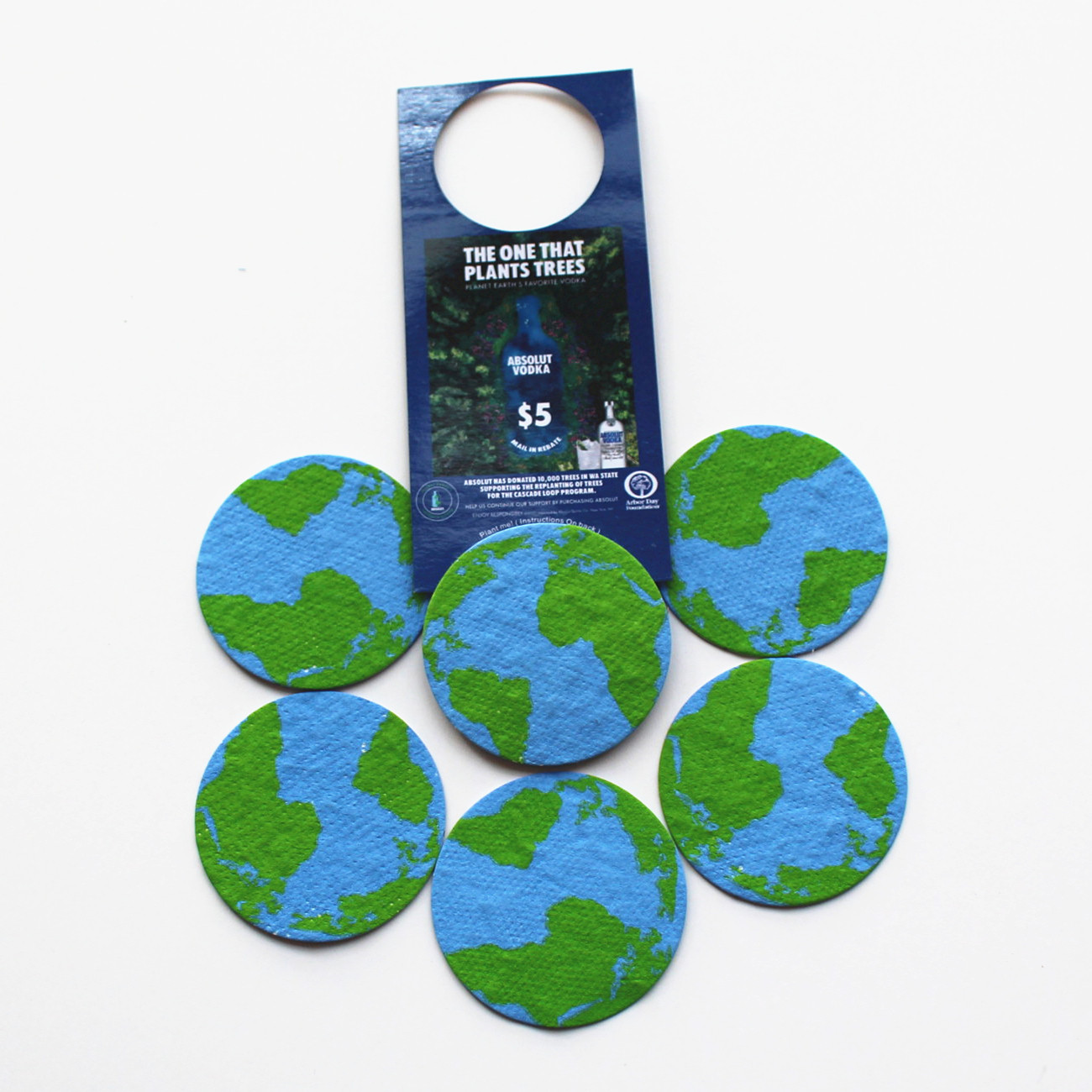 地球书签种子纸