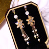 Universal earrings, silver needle, internet celebrity, silver 925 sample, light luxury style