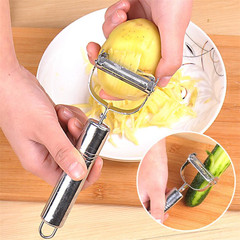 Multifunctional Stainless Steel Smiling Potato Peeler, Peeler, Potato Scraper, Vegetable Slicer, Fruit Peeler, Popular in the World