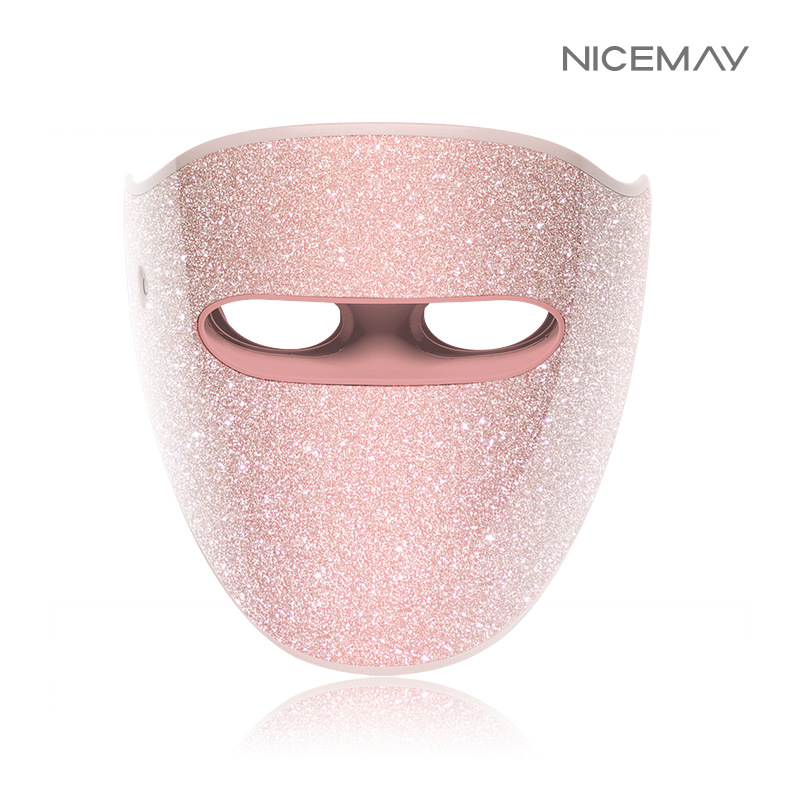 新款光谱仪美容面罩 家用充电LED光子嫩肤仪红光淡斑祛痘美容仪器