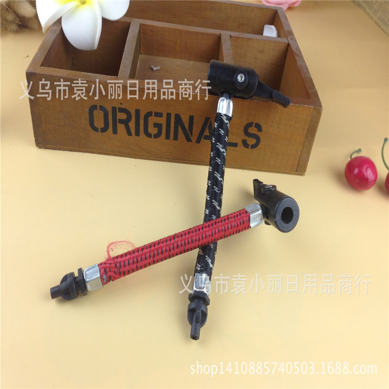 手动高压便携打气筒管直行车电瓶车两用打气筒配件零件一元店货源