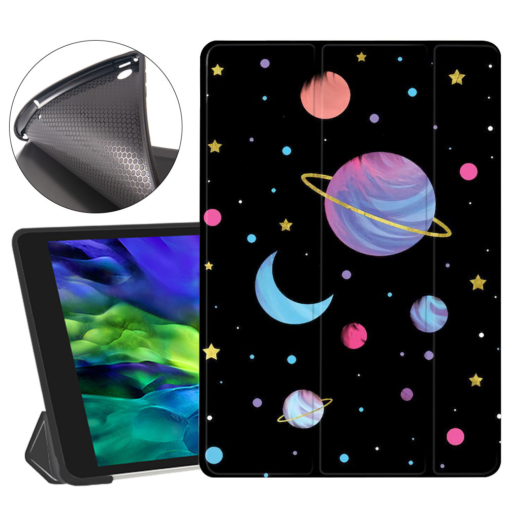 适用于iPad ipad 5 6 7 air 4星球软硅胶保护套 创意ipad壳外贸