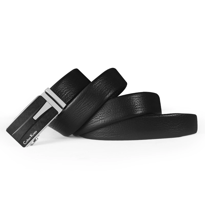 Leather belt, trousers, genuine leather, (Physicals)