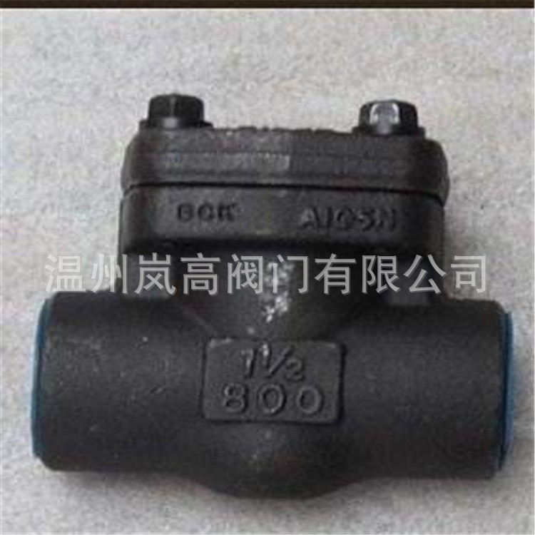厂家出售 H11H-16 锻钢止回阀 锻钢材质 内螺纹连接 DN50