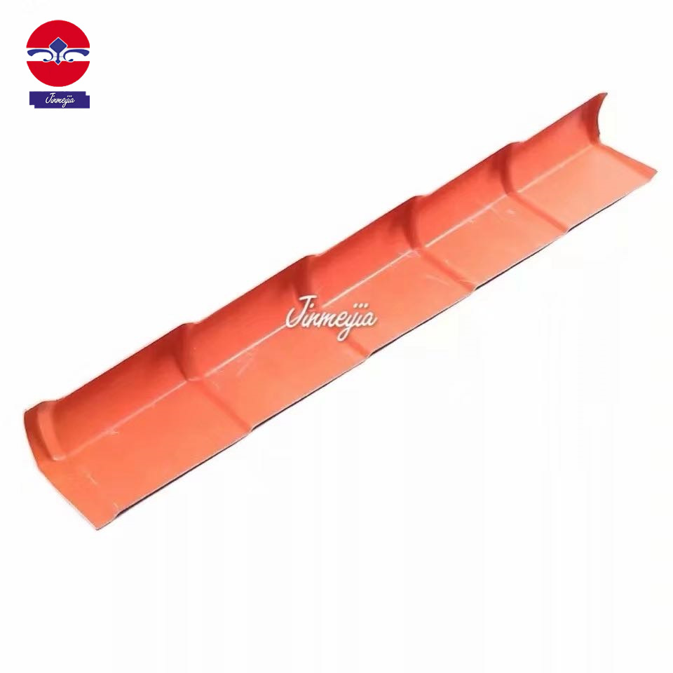 东北树脂瓦厂家 树脂瓦配件富贵红 简约封檐960型 价格便宜