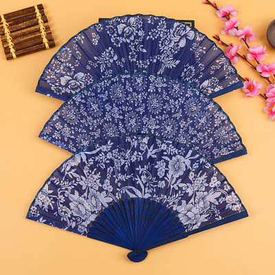 Bamboo Ethnic style Fan MAK fold Juanbu Fan wholesale Boutique gift Female fan direct deal