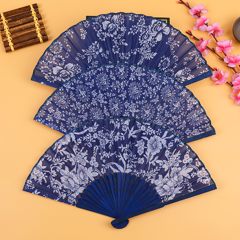 Bamboo Ethnic style Fan MAK fold Juanbu Fan wholesale Boutique gift Female fan direct deal