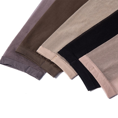 Más tamaño ultra delgado medias Chubby Girl extra grande doble entrepierna verano sexy pantimedias mujer carne color alargado grasa