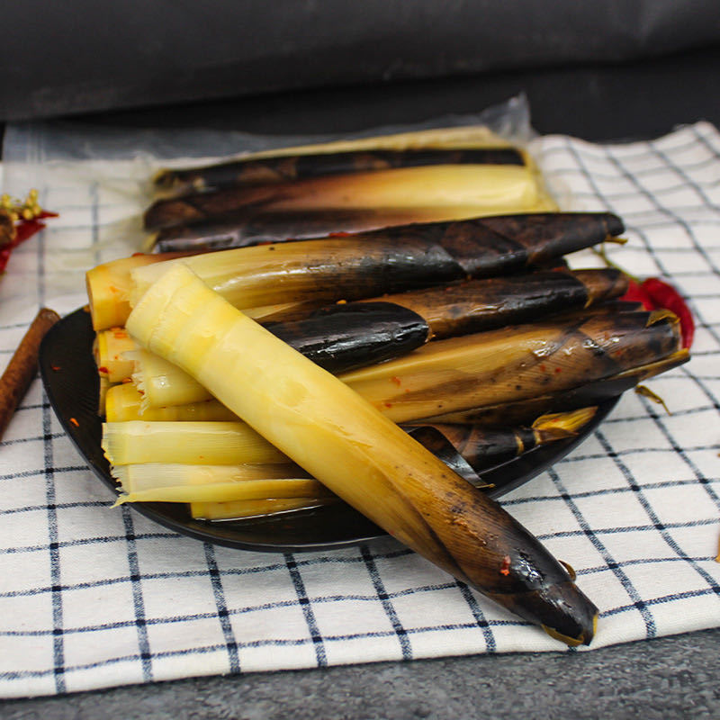 即食手剝筍 網紅手剝筍批發新鮮泡椒竹筍香辣竹筍500g/袋