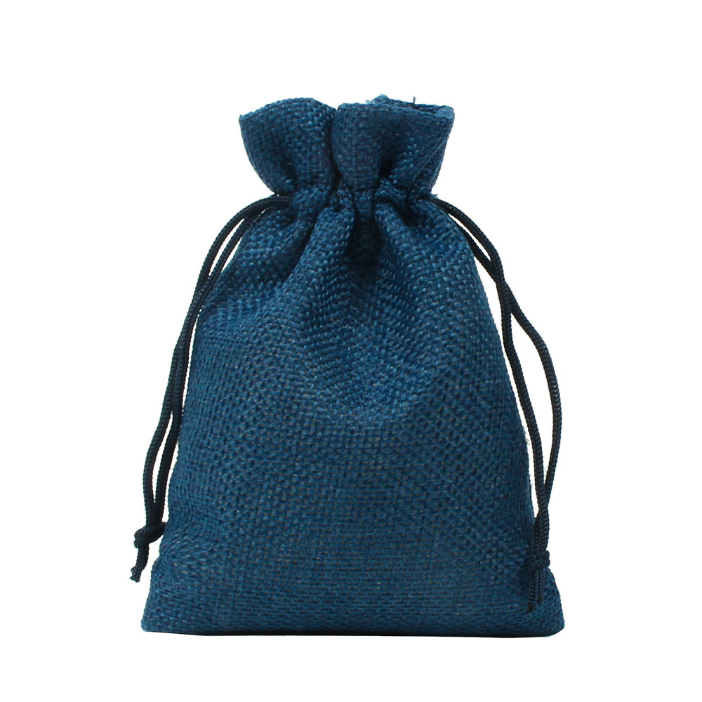 Fábrica en stock bolsa de lino Wenwan bolsa de embalaje de la joyería bolsa de té zongzi Almacenamiento de lino bolsa de cordón al por mayor