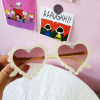 Children's fashionable cute sunglasses heart shaped, flowered