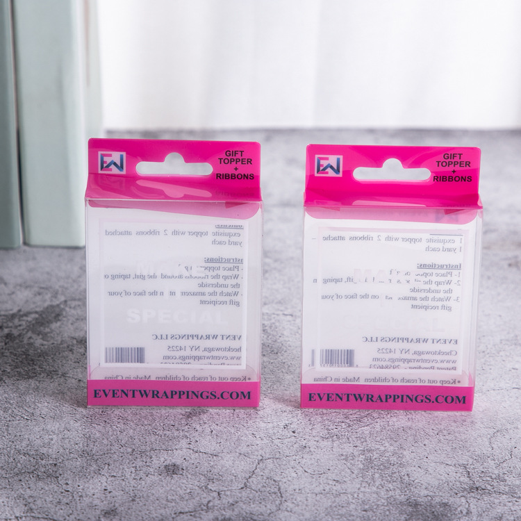 透明pvc数据线盒子 透明pp充电器包装盒定制 食品包装pet折叠盒