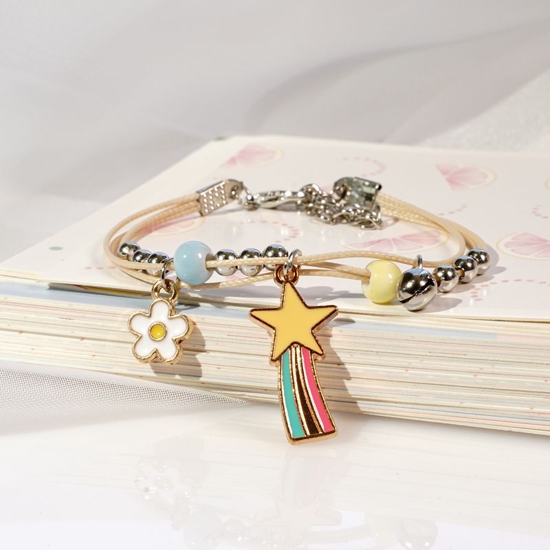 thumbnail image 1 of 2023 nueva pulsera popular creativa de cerámica tejida de dibujos animados para mujer, joyería de tocador, miel, pareja, estudiante, regalo pequeño, joyería de meteorito uno, 1 of 2