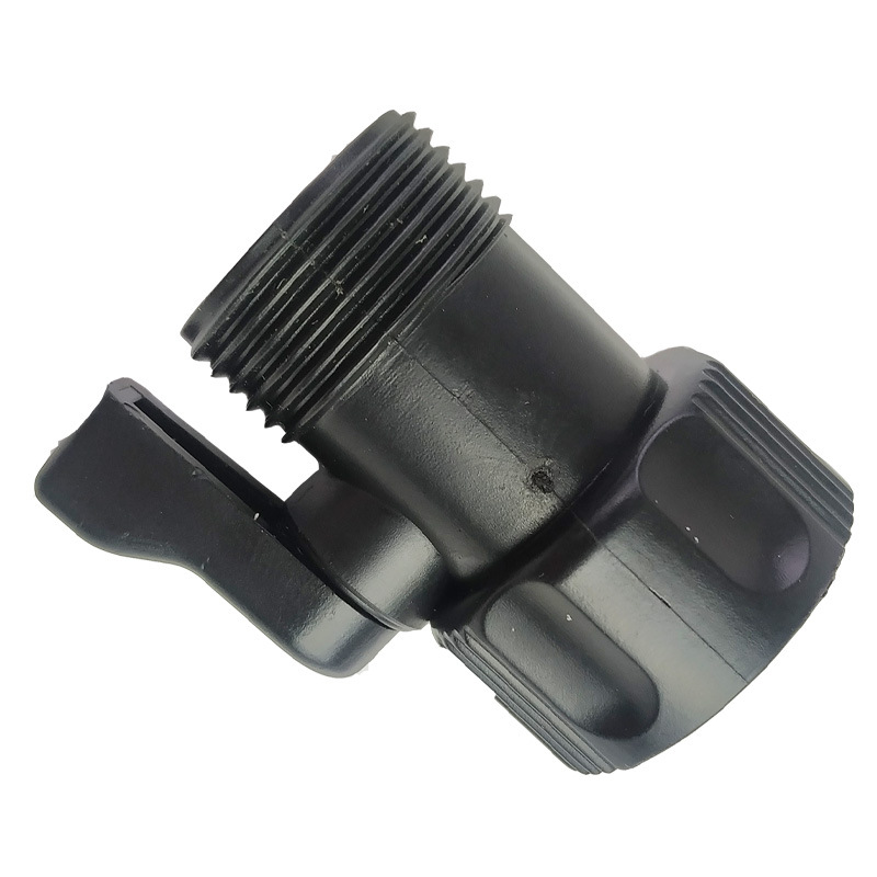 6分塑料软管水管接头 两通阀门带开关 可控制水流直通 通水快接