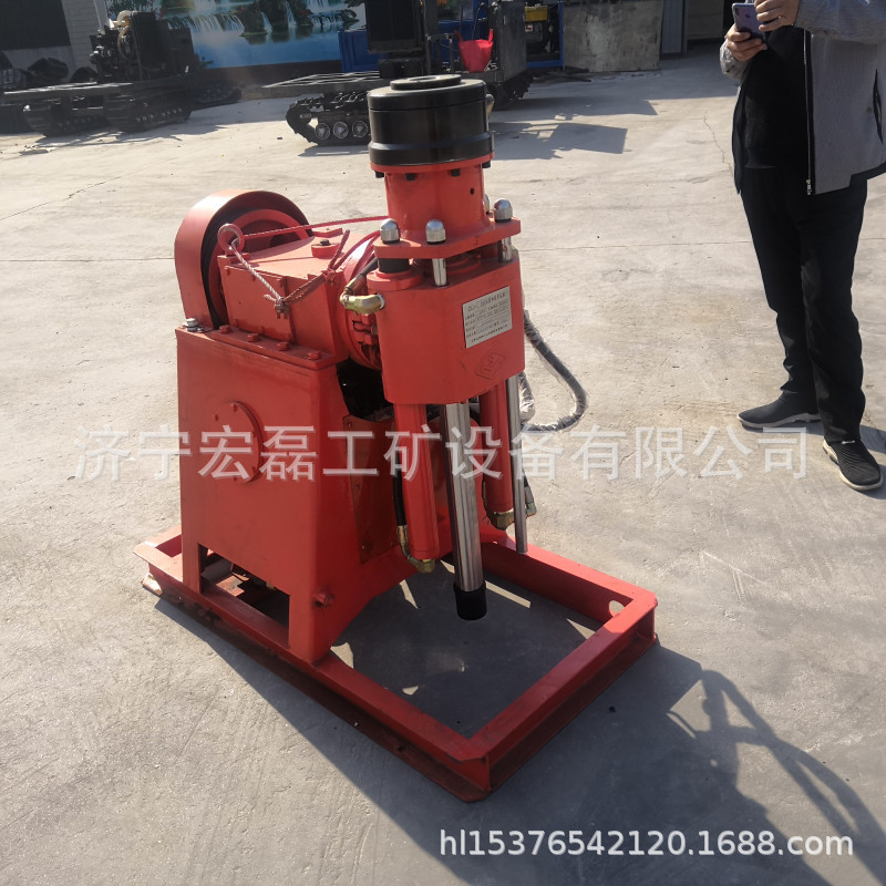 新款ZLJ横向水井钻机150米电动深井钻机大动力打孔钻井机现货