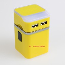 双USB旅游转换充电器 出国旅游转换插座 全球通用转换插头CHARGER