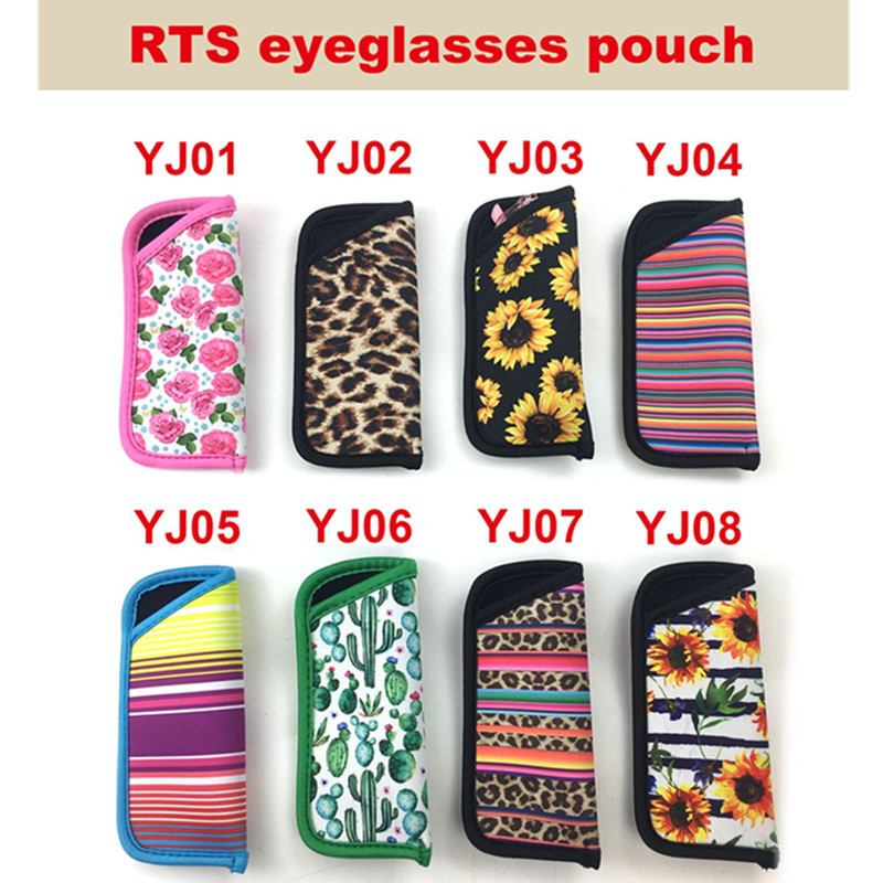 Spot supply neoprene glasses bag ultra light portable soft case eyeglasses case