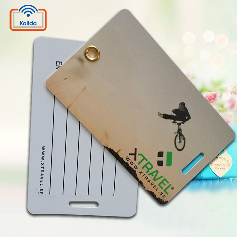 硬PVC塑料行李牌印刷制作弹力挂绳吊牌创意行李箱吊牌卡