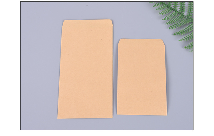 Simple Style Solid Color Paper Daily Envelope 1 Set display picture 4