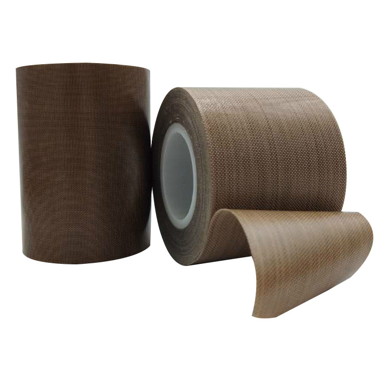 棕色铁氟龙高温胶带特氟龙胶布绝缘耐热封口机隔热耐高温 0.18mm