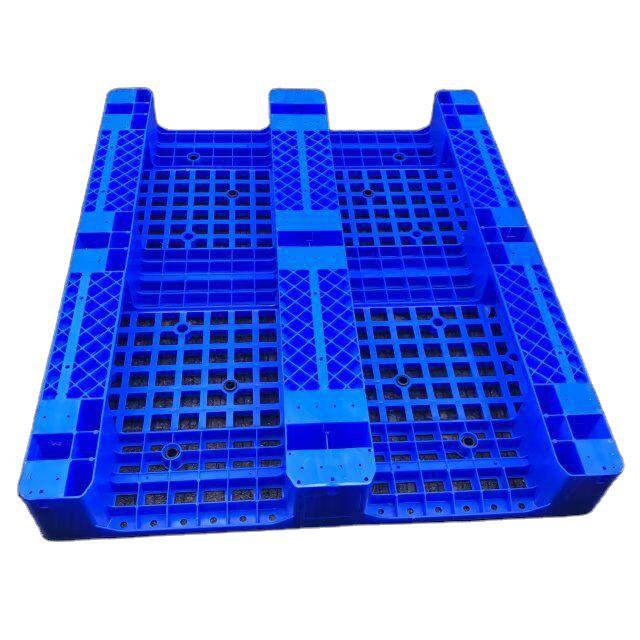 聚乙烯塑胶卡板 川字型结构承载托盘 塑料川字网格叉车托盘 栈板