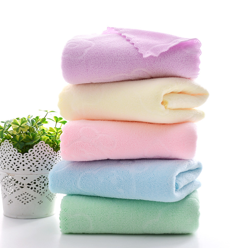 地摊毛巾地摊五彩毛巾一块钱一条经编毛巾一元一条|ms