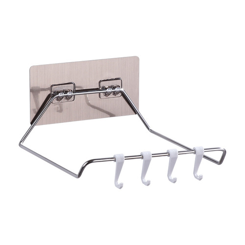 Hole-free washbasin rack, bathroom storage rack, bathtub, vegetable basin, washbasin hook, kitchen bathroom wall-mounted storage rack