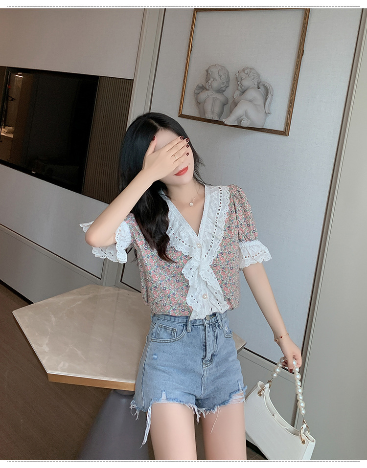 Chemisier en Mousseline de soie - Ref 3429343 Image 14