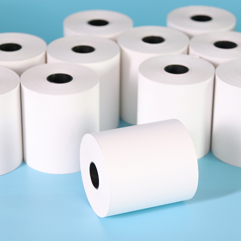 Thermal paper 5750, POS paper 58mm, fresh food supermarket receipt paper 55g, ultra-thin printing paper 57*50 for printing