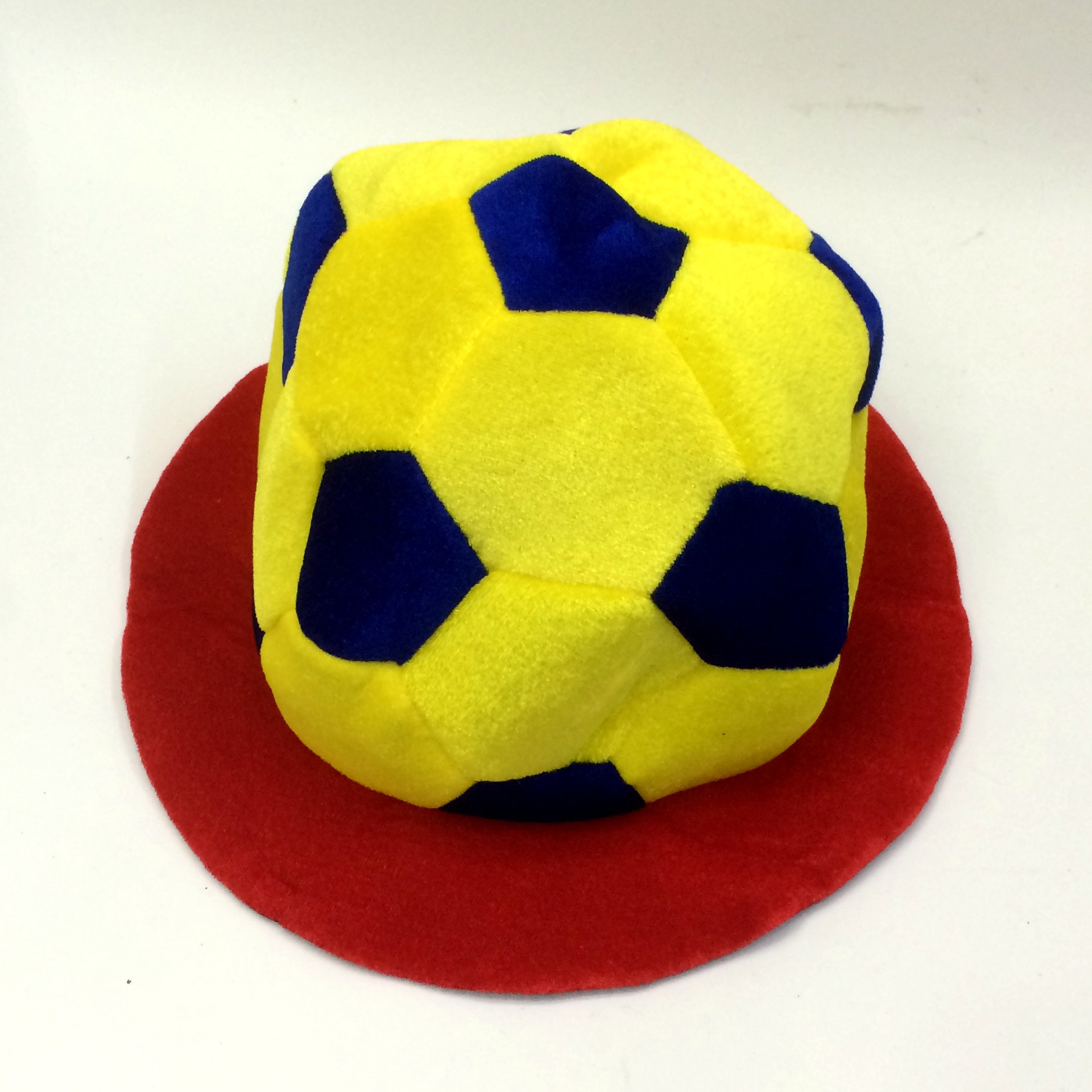 Custom-made Spanish red and yellow World Cup football hats for export detail image 3