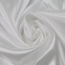 50D*75D有光色丁布料 白色全滌平紋色丁 服裝里布 西裝面料