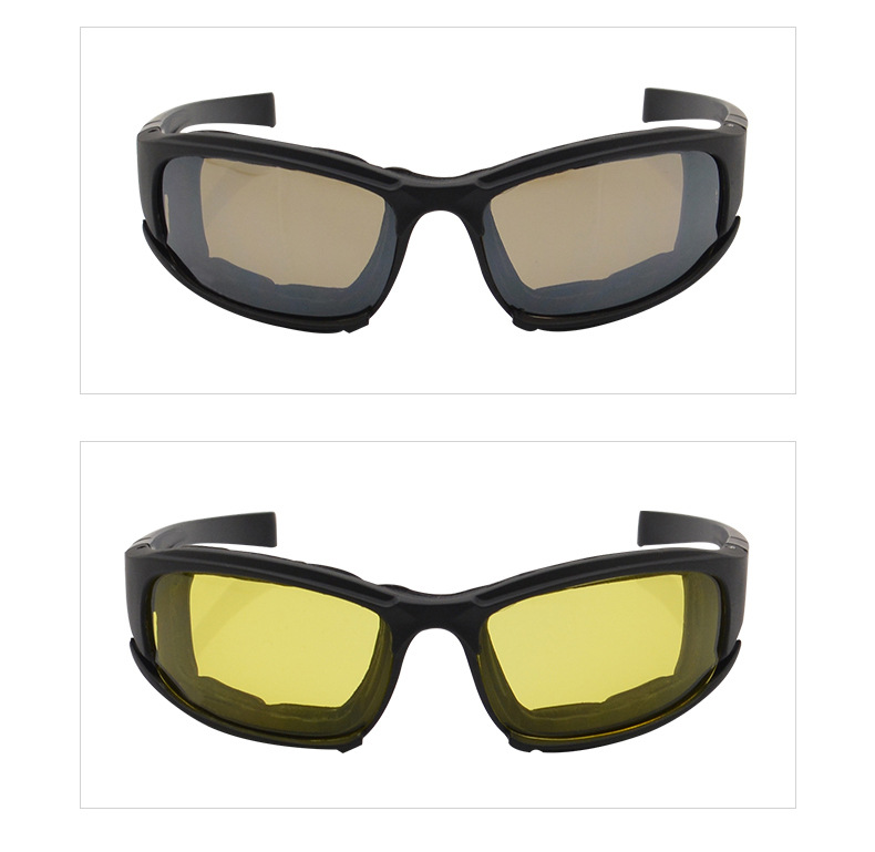 PC Daisy x7 Goggles Trænings Taktisk Vindskærm Anti-slag Felt Skydeudstyr Sportsbriller CS_voghion.com