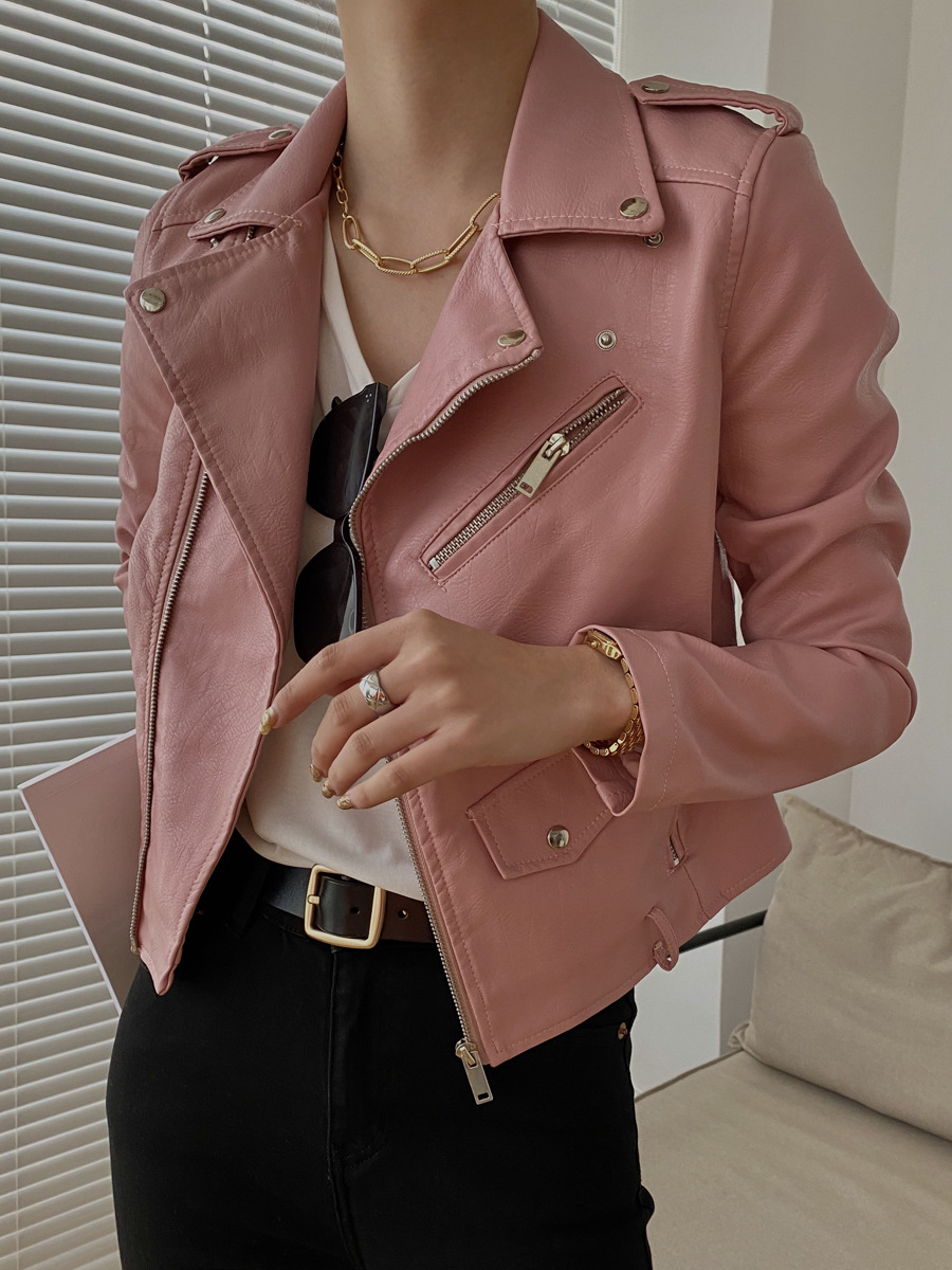 Veste en cuir femme en PU - Ref 3447618 Image 26