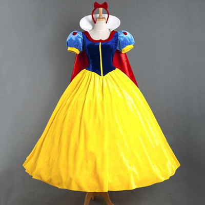 万圣节角色扮演冰雪奇缘艾莎成人白雪公主裙舞台演出cosplay服装