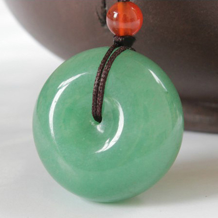 a货东陵玉平安扣吊坠玉坠男女士情侣款 项链玉佩玉牌玉石玉器