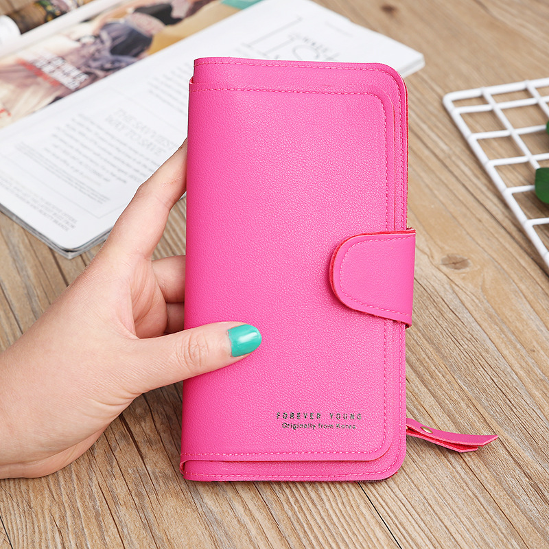 Women's Wallet Tri-fold Clutch Bag Multi-function Card Bag Coin Bag Mobile Phone Bag display picture 7