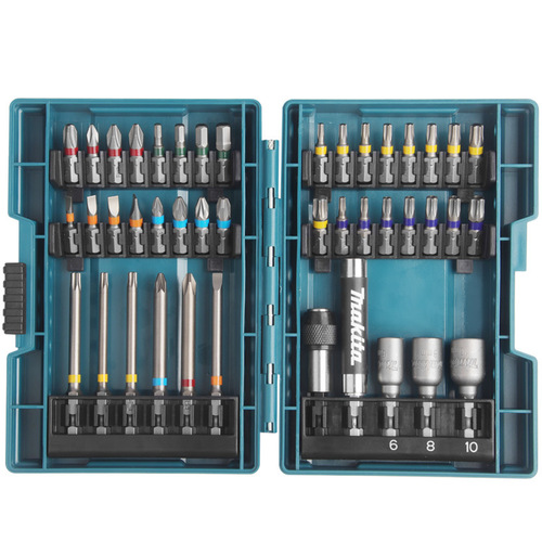 Makita Makita 43-piece set 33-piece bit set bit set rainbow box electric hexagonal screwdriver bit