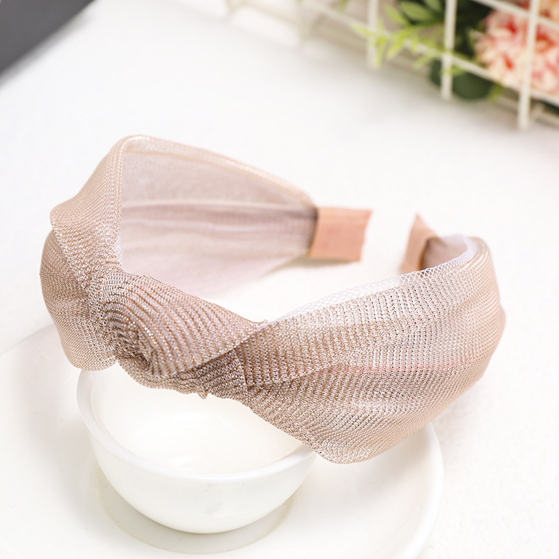 Korean New Fashion Mesh Lace Headband Sweet Cheap Headband Wholesale display picture 6