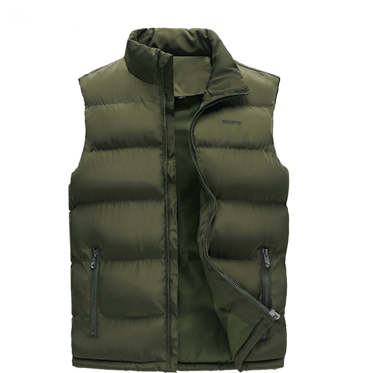 Transfronterizo chaleco de ropa de hombre de tamaño grande hombre otoño invierno cálido chaleco de algodón transfronterizo Amazon AliExpress chaqueta fabricantes de moda