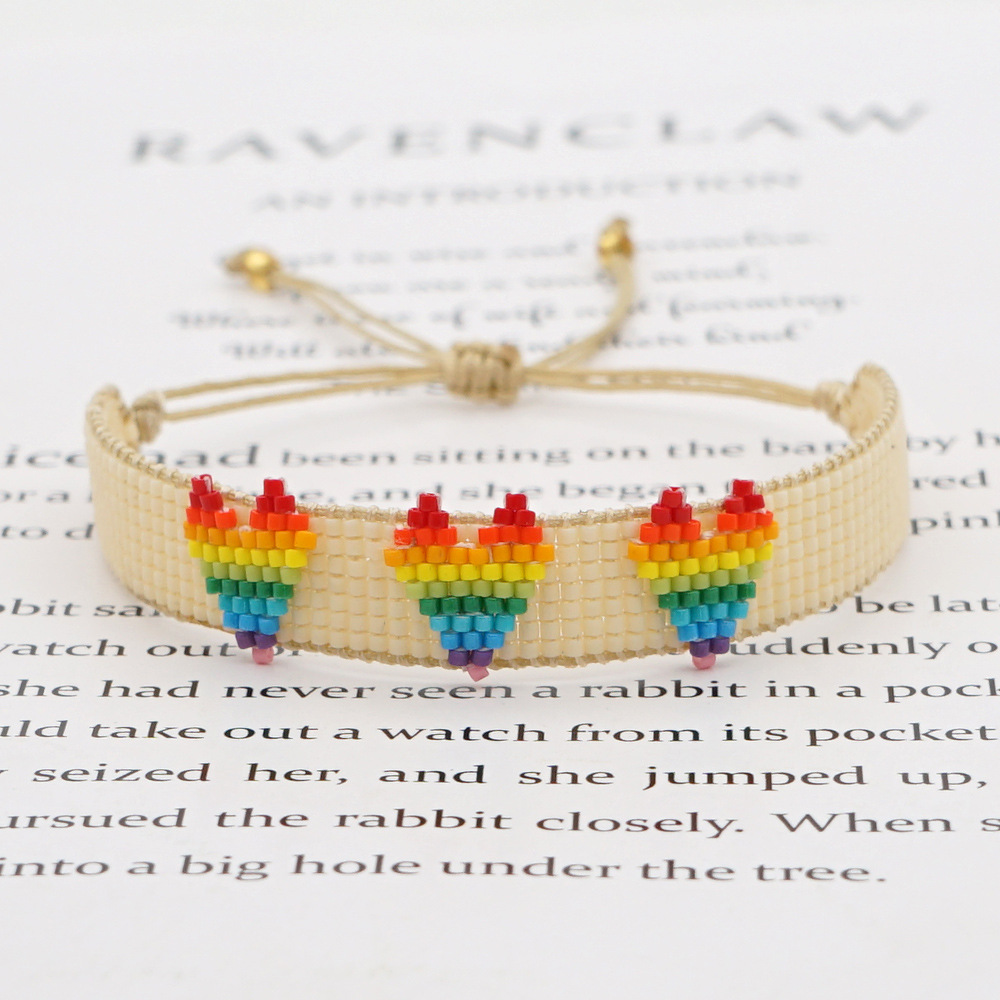 Nihaojewelry wholesale jewelry bohemian ethnic style Miyuki beads color woven braceletpicture22