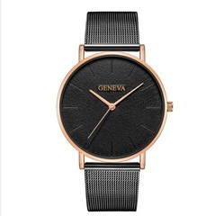 GENEVA Wish AliExpress foreign trade website alloy men's watch ultra-thin student quartz watch
